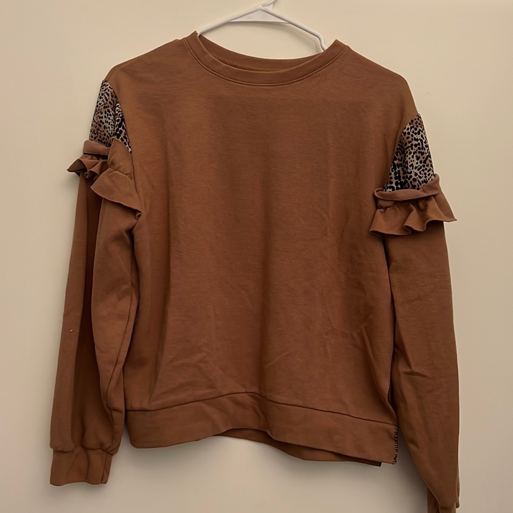 Cheetah print sweater